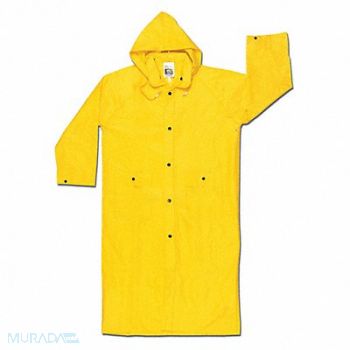 MCR SAFETY Wizard 0.28mm Pvc Nylon Pvc Fr Coat 2XL, 26J191