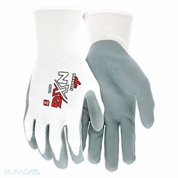 MCR SAFETY Coated Gloves Nylon M PK12, 26J590