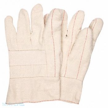 MCR SAFETY Heat-Resistant Gloves L Beige PK12, 26J773