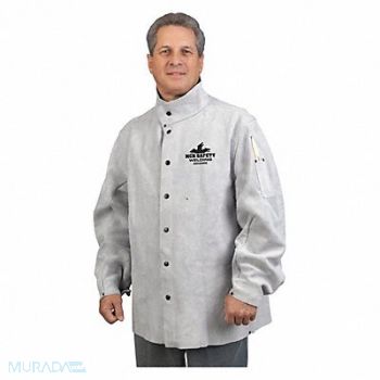 MCR SAFETY Leather Welding Jacket 30 Length Xxxl, 26K101