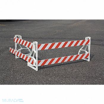 CORTINA Barricade Orange/White 72 x 16 x 36 In, 26K993