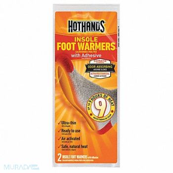 HOTHANDS Foot Warmer 7-3/4 in x 2-3/4 in PR, 26KF12