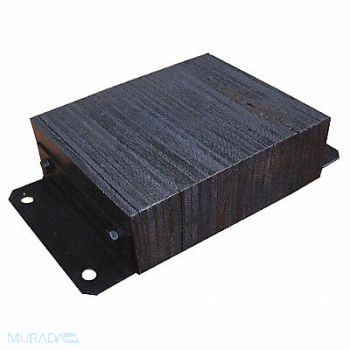 GRAINGER APPROVED Dock Bumper 12x4-1/2x20 in Rubber, 26W575