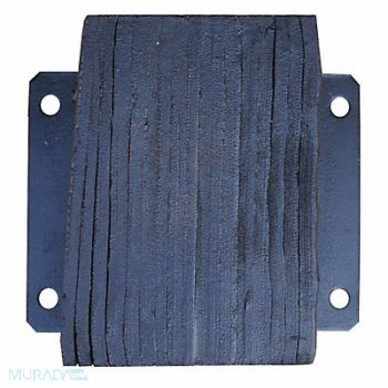 GRAINGER APPROVED Dock Bumper 12x6x14 in Rubber, 26W584