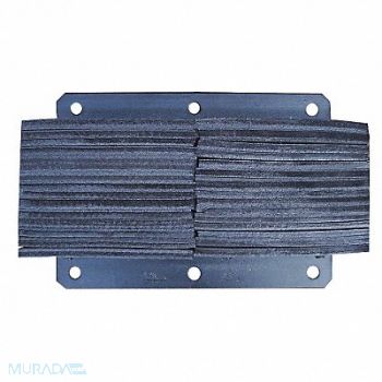 GRAINGER APPROVED Dock Bumper 20x6x13 in Rubber, 26W595