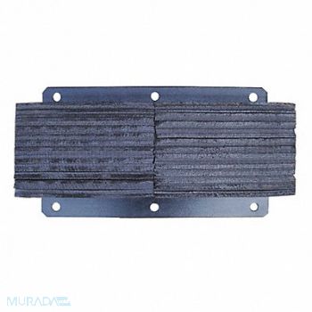 GRAINGER APPROVED Dock Bumper 24x6x13 in Rubber, 26W596