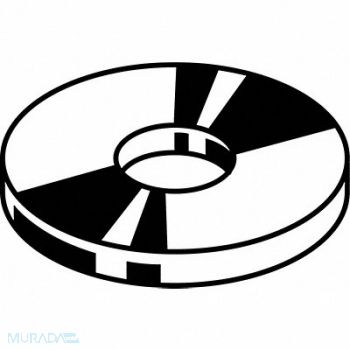 GRAINGER APPROVED FndrWsh Znc Stl M20 60x4mm 10PK, 6EY43