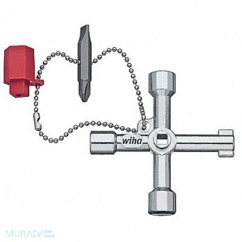 WIHA Control Cabinet Key Dbl Ended, 26X277