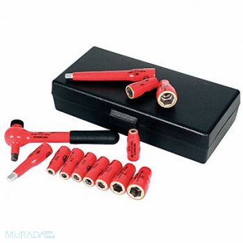 WIHA Skt Wrch St Chrm 6Pt 5 to 14 mm, 26X316