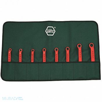 WIHA Box End Wrench Set Chrome Offset SAE, 26X334