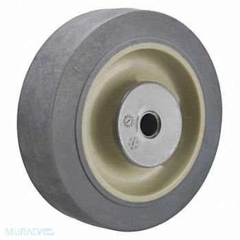 GRAINGER APPROVED Nonmark RBBR Tread Plastic Core Wheel, 26Y345