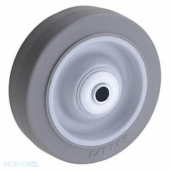 GRAINGER APPROVED Nonmark RBBR Tread Plastic Core Wheel, 26Y352