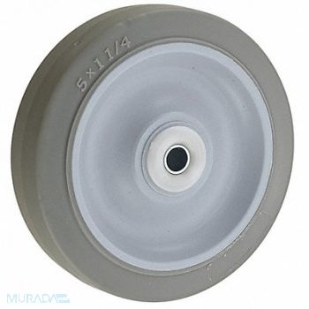 GRAINGER APPROVED Nonmark RBBR Tread Plastic Core Wheel, 26Y367