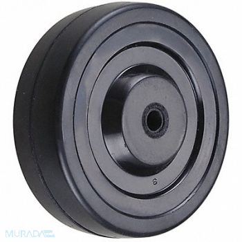 GRAINGER APPROVED Solid RBBR Wheel 4 165 lb., 26Y392
