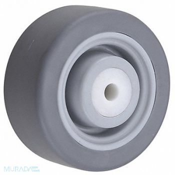 GRAINGER APPROVED Nonmark RBBR Tread Plastic Core Wheel, 26Y394