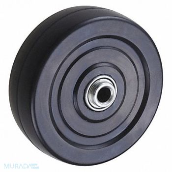 GRAINGER APPROVED Solid RBBR Wheel 4 200 lb., 26Y410