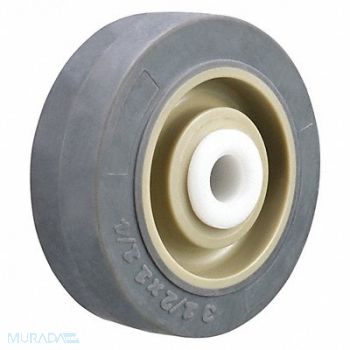 GRAINGER APPROVED Nonmark RBBR Tread Plastic Core Wheel, 26Y423