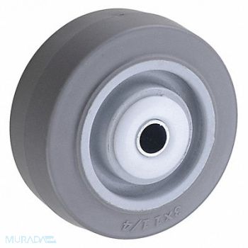 GRAINGER APPROVED Nonmark RBBR Tread Plastic Core Wheel, 26Y426