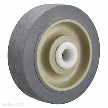 GRAINGER APPROVED Nonmark Tread Polypropylene Core Wheel, 26Y427