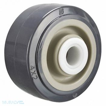 GRAINGER APPROVED PUR Tread on Plastic Core Wheel, 26Y434