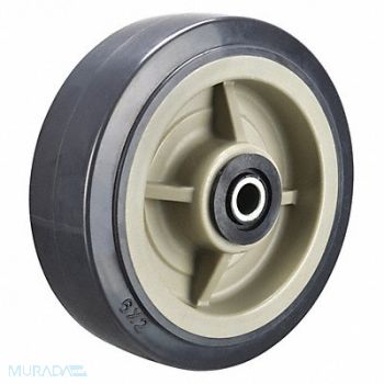 GRAINGER APPROVED Antimicrob PUR Tread Plastic Core Wheel, 2LU41