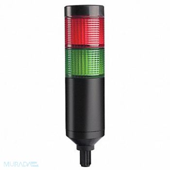 DAYTON Tower Light 56mm Steady Flash Red Gr, 26ZT27