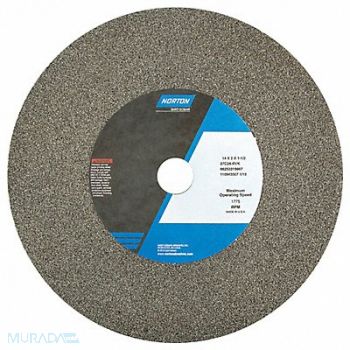 NORTON Grinding Wheel 14 in Dia SC 24 G Black, 26ZV70