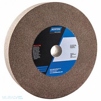 NORTON Grinding Wheel 10in. Dia AO 60/80G Brown, 26ZV73