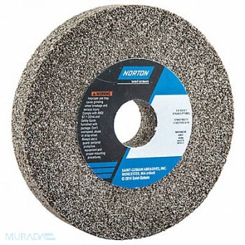 NORTON Grinding Wheel 5 in Dia AO 36/46G Brown, 26ZV98