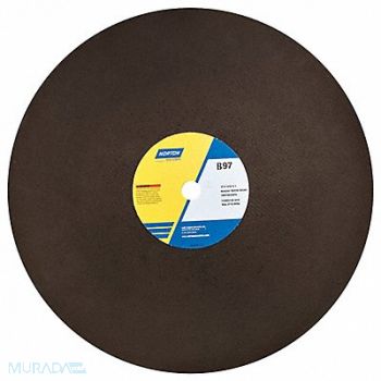 NORTON Cut-Off Wheel 20 in Dia AO 24 G PK10, 26ZW07