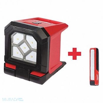 MILWAUKEE Cordless Job Site Light Kit 18.0V LED, 270Y37