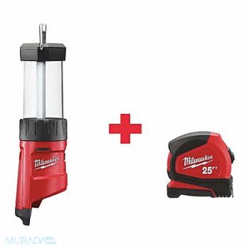 MILWAUKEE Rechargeable Area Light Kit 12.0V LED, 270Y51