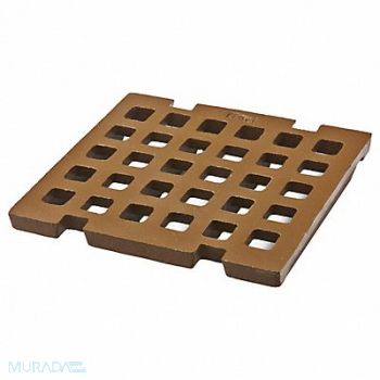 JAY R. SMITH MFG. CO Trench Drain Grate 12 in W 12 in L, 45DT35