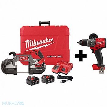 MILWAUKEE Deep Cut Band Saw M18 1/2 Drill/Driver, 388RY5