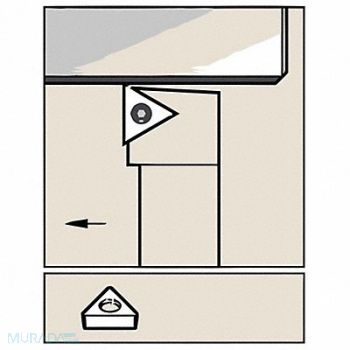 WIDIA Indexable Toolholder STGP, 274EE9