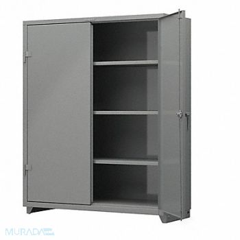 STRONG HOLD Storage Cabinet 75 x60 x24 Gray 3Shlv, 276ZJ7