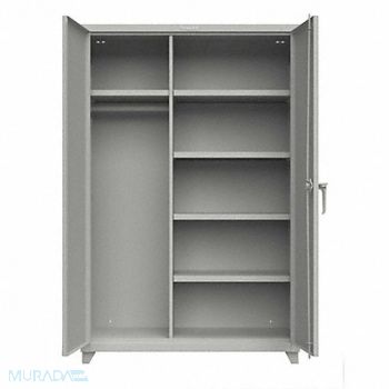 STRONG HOLD Storage Cabinet 75 x48 x24 Gray 4Shlv, 276ZK5