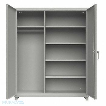 STRONG HOLD Storage Cabinet 75 x60 x24 Gray 4Shlv, 276ZK6