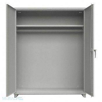 STRONG HOLD Storage Cabinet 75 x60 x24 Gray 1Shlv, 276ZK9