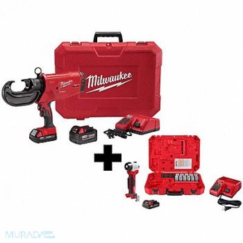 MILWAUKEE M18 750 MCM Crimper Kit + Cable Stripper, 388TE1