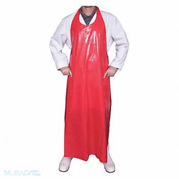 TOP DOG Die Cut Apron 45 6 mil Red, 279D68