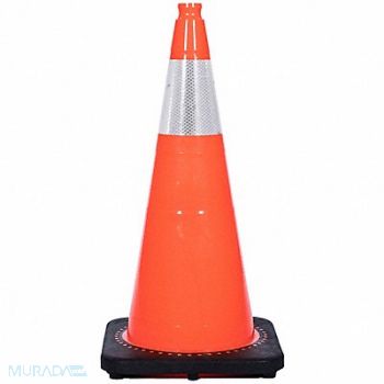 GRAINGER APPROVED Traffic Cone 10 lb Orange Cone Color, 53WN68