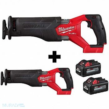 MILWAUKEE M18 SAWZALLS(2) 2PK M18 6.0 Battery, 388TC3