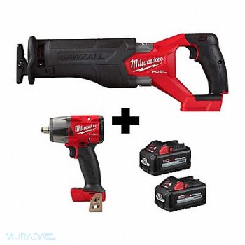 MILWAUKEE M18 SAWZALL M18 1/2 MTIW 2PK M18 6.0, 388TC5