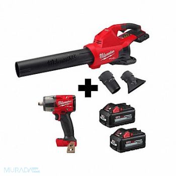 MILWAUKEE M18 Blower M18 1/2 MTIW 2PK M18 6.0, 388TD8