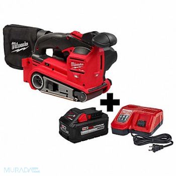 MILWAUKEE M18 FUEL Belt Sander M18 8.0 Kit, 387HJ5