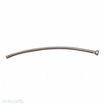 JONES STEPHENS Faucet 3/8 x1/2 Con Flex SS 12 ODxFIP, 284G18