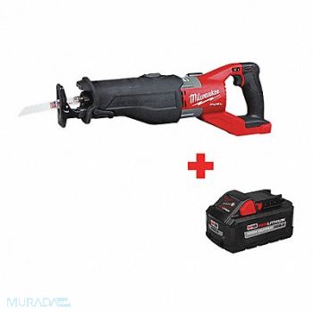 MILWAUKEE Cordless Reciprocating Saw w/Battery, 285MM3