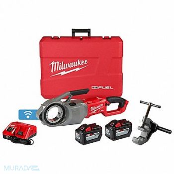 MILWAUKEE Pipe Threading Machine Kit M18 Cordless, 54YP98