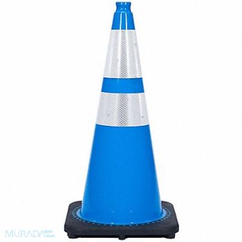 GRAINGER APPROVED Traffic Cone 7 lb Blue Cone Color, 53WN59